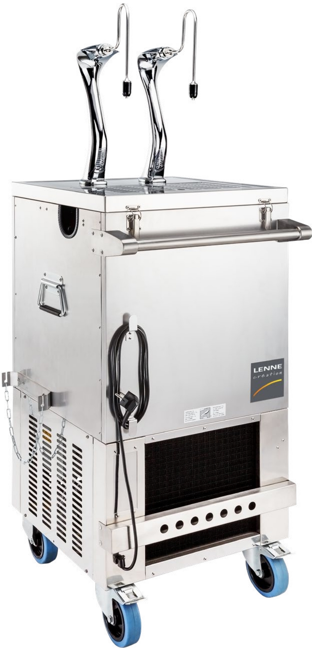 Pompe a bière mobile (2 flux)